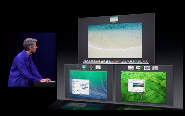 Bessere Multi-Display-Unterstützung (Apple/Screenshot: Golem.de)